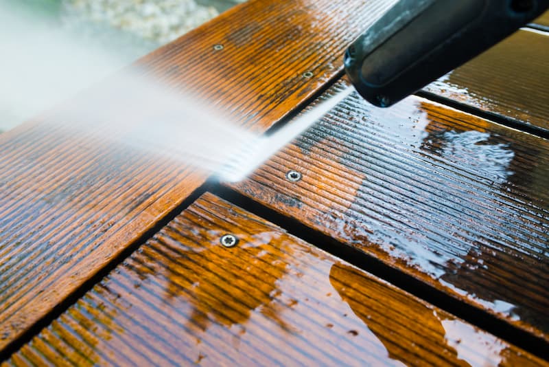 How power washing extends deck lifespan